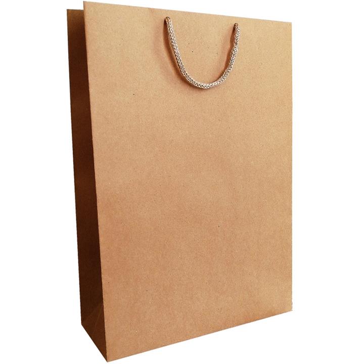 ساک هدیه مدل کرافت ساده بدون طرح p1 بسته 10 عددی